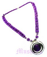 Double row bone  necklace - click here for large view